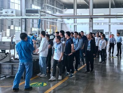 新能源電驅動行業專家一行到人本蕪湖園區參觀交流